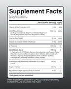 ACAPPELLA Magnesium Citrate Capsules with Magnesium Glycinate Capsules,Agnesium Taurate L-Theanine Apigenin Supplement - 120 Count