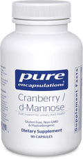Pure Encapsulations Cranberry D-Mannose - Supports Urinary Tract Health* - with Cranberry Fruit Solids - Vegan & Non-GMO Dietary Supplement - 90 Capsules