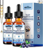 2 Pack NAD Supplements for Women & Men, Liposomal NAD Nicotinamide Riboside Resveratrol 900mg w. Resveratrol, Quercetin, Collagen, Niacin, Biotin Support Anti-Aging, Longevity, Energy, Focus