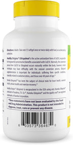 Healthy Origins Ubiquinol (Active Form of CoQ10), 100 mg - Kaneka Ubiquinol Supplements for Heart Health & Antioxidant Support - Gluten-Free & Non-GMO Supplement - 30 Softgels
