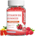 Vitamin B2 Gummies - Riboflavin 400mg Supplement with Magnesium for Adults, B2 Gummies for Migraine Relief* & Nervous System Support* - Vegan, Sugar-Free, Raspberry-Lemon Flavor, 60 Count