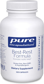 Pure Encapsulations Best-Rest Formula - Supports Restful Sleep - for Relaxation - Restful Sleep Supplement - Non-GMO & Vegan - 120 Capsules