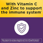 Nature Made Elderberry, Vitamin C and Zinc Capsules, 400 mg Elderberry Extract, Dietary Supplement for Immune Support, 60 Capsules, 60 Day Supply