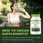 Beef Organ Supplement Grass Fed - 7 Beef Organs Complex from New Zealand - Liver Heart Pancreas Kidney Lung Spleen Bone Marrow - Non-GMO, No Fillers, Hormone & Antibiotic Free - Carnivore Diet - 180ct