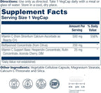 SOLARAY ReactaC Vitamin C 500mg - Patented 24-Hour Immune Support Supplement - Vitamin C with Bioflavonoids and Rutin - Antioxidant and Immune Defense - Vegan, 60-Day Guarantee - 180 Servings
