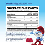 Smurfs Kids Calm Gummies | Calming Gummies for Kids with Lemon Balm & L Theanine | Made with Real Fruit | Doctor Developed | Gelatin Free Non-GMO No Artificial Flavors or Colors | 20 Servings