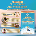 Nutricelebrity Optimal Stress Relief Supplement, Mood Support, Sleep Aid, Ashwagandha Organic, KSM-66, Brain Focus, Probiotics for Women, Gut Health, Vegan Non GMO 60 Days Supply - 2 Pack