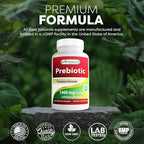 Best Naturals Prebiotics Fiber XOS (Xylo Oligosaccharide) 1400mg Serving 120 Veg Capsules (Pack of 2)
