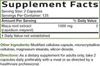 Bronson Maca Root Extra Lepidium Meyenii, Non-GMO, 250 Vegetarian Capsules