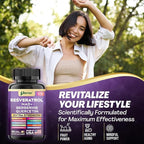Resveratrol Supplement with Milk Thistle, NAD, Berberine, Quercetin, Fisetin, Pomegranate, Green Tea, Noni, Acai, Blueberry, Grape Seed Extracts, N-Acetyl Cysteine, 14-in-1 Extra Strength (120 Caps)