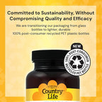 Country Life Vitamin B12 Supplement - Essential for Brain Function, Nerve Health, Red Blood Cells - Ideal for Anemia Prevention - Vegan Vitamin B, 1000 mcg - Gluten-Free, 60 Tablets