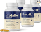Prostate Supplements for Men 4 Pack - Supports Urinary Flow & Bladder Control | Probiotics + Black Walnut, Nettle, Turmeric, Lycopene, Pumpkin Seed, Vitamin D3 & K2, Zinc + Selenium, 60 Caps
