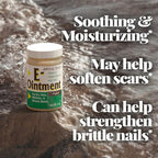 Basic Organics - Basic Brands - Vitamin E Ointment - 2 oz - Moisture Enhancing - Can Help Reduce Appearance of Scars, Stretch Marks, Fine Lines & Wrinkles - Pack of 3