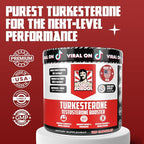 Old School Labs Testosterone Supplement for Men – Turkesterone 1500mg Max Potency + Tongkat Ali & BioPerine® – Muscle Growth, Recovery, Drive & Stamina – 120 Caps, 40 Servings