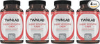 Twinlab Super Enzyme Caps - Constipation Supplement with Digestive Enzymes - 50 Capsules (Pack of 4)