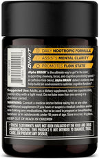 ONNIT Cognitive & Mood Support Bundle: Alpha Brain Nootropic Capsules (30 Count) + New Mood Stress Support Capsules (60 Count), IGEN Non-GMO Tested Focus, Mental Clarity, Relaxation & Sleep, 2 Pack