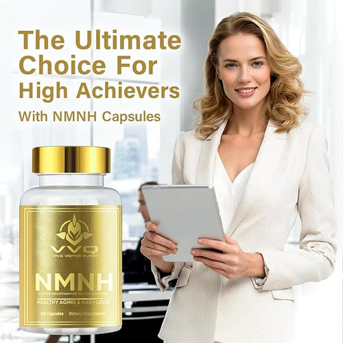 120 Capsules-1000MG NMNH (Dihydronicotinamide Mononucleotide), NAD Supplement to Boost NAD+ Levels as We Age (May Be More Effective Than Nicotinamide Riboside), NMNH Supplement for Anti-Aging