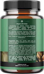 Fast Acting Gluten Digestive Enzymes for Intolerance - Gluten Digestive Enzymes for Women & Men for Debloat with DPP IV Blend Plus Lipase Amylase Bromelain for Gut Health & Digestion Support - 120 Ct