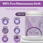 Happy Bum Gut Scrub - Diatomaceous Earth Food Grade for Humans | Mineral Powder Supports Gut Health, Bloating Relief | Rich in Silica, Zinc & Minerals for Healthy Hair, Skin, Nail - 150g