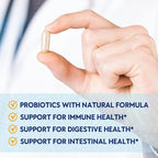 Probiotics for Women & Men 120 Billion CFU with 36 Probiotic Strains for Digestive Health and Gut Health, Delayed Release Capsules, Stomach Acid Resistant, No Need for Refrigeration 60 Capsules
