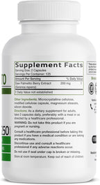 Bronson Saw Palmetto Extra Strength Supports Healthy Prostate Function & Urinary Health Support - Non GMO, 250 Vegetarian Capsules