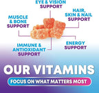 Multivitamin Gummies for Adults - Complete Adult Multivitamins Gummy with Essential Vitamins A, C, D, E, & High Potency B12 for Women & Men, Daily Immune Support Multivitamins Supplement - 120 Gummies