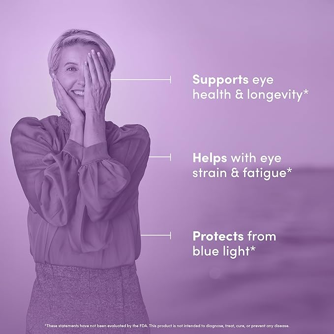 Vital Peak® Provision - Eye Vitamins - Eye Health Supplements - with Bilberry, Eyebright, Lutein, Zeaxanthin & More Vitamins - Vegan, Non GMO, Dairy Free, Soy Free, Gluten Free - 60 Capsules