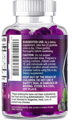 Elderberry Immune Support Gummies - Elderberry Extract Sambucus Nigra - Black Elder Berry Vitamin Supplement - Natural, Daily Immune Support Kids & Adults Love - Delicious Berry Flavor - 120 Gummies