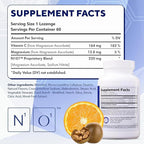 N1O1 Nitric Oxide Lozenges for Heart Health Support - Dietary Supplement for Blood Flow, Oxygenation and Blood Pressure - 180 Count