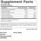 Pure Nutrition Ultra Calcium 1000mg with VIT D3 + K | 90 Tab | Calcium Supplement with Calcium Citrate Malate, VIT D3, K, Moringa Oleifera, Magnesium and Zinc.