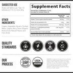 Liquid Iron Supplement | Organic Certified, Berry Flavor - Whole Food Vitamin C Absorption Boost & Blood Building B Vitamins - Methyl B12, L-Methylfolate & B6 - Supports Healthy Iron Levels - 7.6 oz