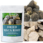 Natural Premium Black Maca Root Slices, Cut & Sifted, 4.0oz(114.0g), Premium Grade Dried Maca Root Slices, Non-GMO