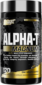 Nutrex Research Alpha-T Magnum Testosterone Support for Men | Anabolic Supplement with Tongkat Ali, Fadogia Agrestis, Shilajit and Ashwagandha | Muscle Builder for Strength, Growth & Hormone Balance