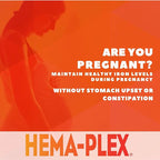 NaturesPlus Hema-Plex Iron - 60 Fast-Acting Capsules - 85 mg Chelated Iron - Total Blood Health - with Vitamin C & Bioflavonoids - Vegan, Gluten Free - 30 Servings