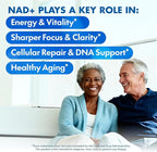 NAD+ Supplement - NMN Alternative with Liposomal NAD+, Trans Resveratrol, Manganese, Apigenin Plus Pterostilbene for Women and Men, Anti Aging Support