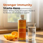 PURALITY HEALTH Vitamin C Liquid Supplement 1000mg per Serving, Micelle Liposomal Enhanced Absorption, Non-GMO, Gluten Free, Vegan, 15 Day Supply
