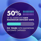 Magnesium Glycinate 2150MG, High Absorption Magnesium Glycinate, Citrate, Malate, Sugar-Free,Vegan, Inspired by Wellness Traditions Like Arjuna, 60 Wild Orange Flavor Chews