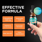 2 Pack Liposomal Glutathione Supplement - 2000mg Glutathione Liquid Drops with Vitamin C, Curcumin & Trans-Resveratrol - Powerful Antioxidant for Immune, Skin Health, Aging Defense & Liver Detox