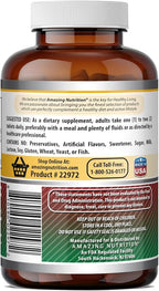 Amazing Formulas Iron as Ferrous Sulfate Supplement | 130 Mg per Serving | 240 Tablets | Non-GMO | Gluten-Free | Made in USA
