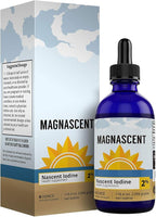 Nascent Iodine Organic Daily Health Supplement High Potency 2% Concentrated Liquid Iodine Drops Supports Energy & Metabolism (4oz/118.4ml)