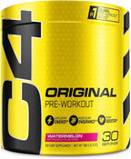 C4 Original Pre Workout Powder Watermelon Sugar Free Preworkout Energy Supplement for Men & Women 150mg Caffeine + Beta Alanine + Creatine 30 Servings