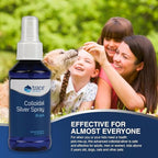 Trace Minerals Colloidal Silver Spray - Daily Mineral Supplement to Aid Effective Absorption - Supports Immune, Skeletal & Sleep Health - Super Oxygenated Supplement - 4 fl oz (About 118 Servings)