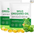 WHLH & WELL-BEING Oil of Oregano with Black Seed Oil Softgels, Oregano Oil Capsules, Non-GMO, Gluten Free, 240