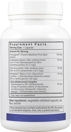 Patient One Pycnogenol OPC Complex 300mg | Supplement to Support Vascular Health and Healthy Aging* | French Maritime Pine Bark and More | 60 Capsules