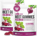 Super Beetroot Gummies, 8 in 1 Beet Root 4,000mg with Grape Seed Extract & CoQ10, Sugar Free - 90 Count (2)