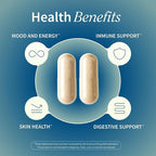 Snap Supplements Irish Sea Moss with Bladderwrack, Burdock Root & Iodine – Natural Sea Moss Supplement to Support Gut Health, Energy & Healthy-Looking Skin, 60 Vegan Capsules (1 Month Supply)