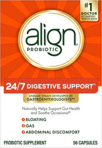 Align Probiotic, 24/7 Digestive Support*§, Probiotics for Women and Men, Probiotics for Digestive Health, Men and Womens Probiotic Capsules Help Relieve Occasional Bloating & Gas*, 56 Capsules