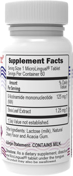Superior Source Stabilized NMN (Nicotinamide Mononucleotide) 125 mg, Quick Dissolve Sublingual Tablets, 60 Ct, GMP Third Party Tested, Boost NAD+ & Cellular Energy Metabolism, Healthy Aging, Non-GMO