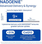 NAD Supplement for Men – Liposomal NAD+ NMN Alternative Nitric Oxide Prostate Health Supplements with Resveratrol, CoQ10, L Citrulline and Lycopene for Anti-Aging & Cellular Energy Support 60 Capsules