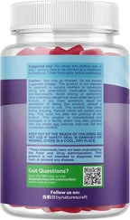 Natures Craft Melatonin Gummies for Kids Sleep Support - Hassle-Free Kids Melatonin Gummies for Mood Support - Delicious and Tummy Friendly Gummy 1 Mg Little Ones - 60 Count